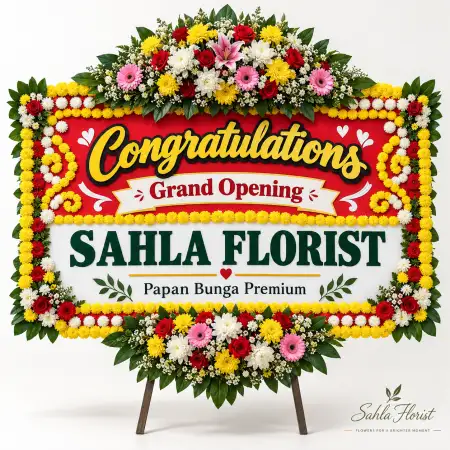 Papan Bunga Ucapan Selamat Murung Raya