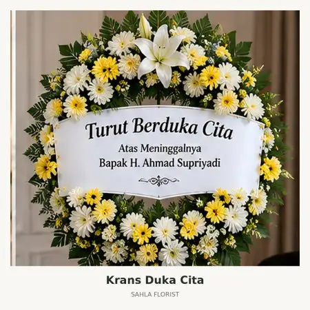 Krans Bunga Duka Murung Raya